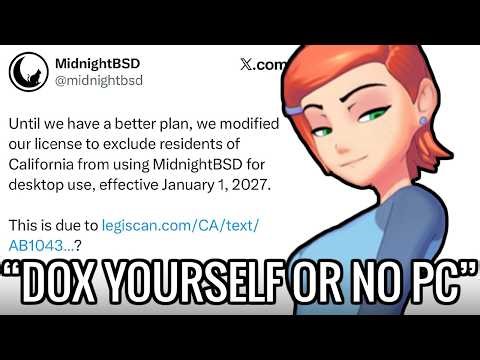 It Got Worse.. Windows & Linux Requires Mandatory Age Verification with New USA Law That Passed