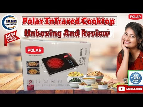 Polar Infrared Cooktop 2200W | Versatile Safe & Efficient Cooking with Smart Timer Unboxing & review
