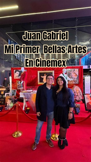 Ya vimos Juan Gabriel Mi Primer Bellas Artes en Cinemex!! No se lo pueden perder 🎶🎭 #cineen70mm