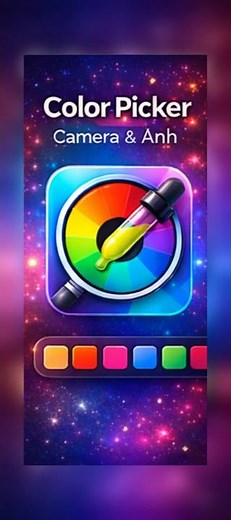 Pick Color from Camera in 1 Tap 🎨