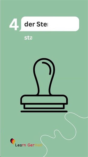 5 German Words a day – Bürobedarf Teil 2 | office supplies | #learngerman | #shorts