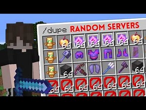 Joining Random Minecraft Servers