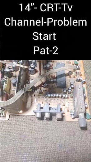 14" CRT TV Channel Problem Fix | Easy TV Repair Tips #electronics #TVChannelProblem #service