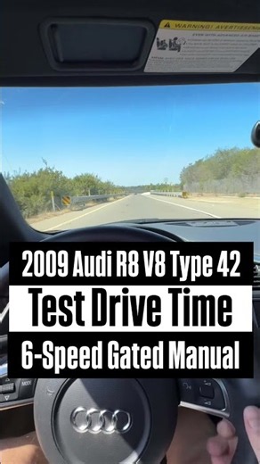 2009 Audi R8 V8 #testdrivetime