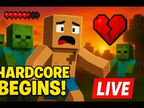 🎮 Minecraft Hardcore Beginning Only on LIVE | Live 1 |