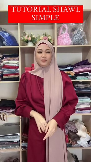 2.1K reactions · 413 shares | Tutorial shawl simple mudah di gayakan #tutorialshawlsimple #tutorialshawlmudah #tutorialshawlterkini #tutorialtudungshawl #tutorialtudungsimple #tutorialhijab #tutorialhijabpasminasimple | ZIMI3 | Facebook