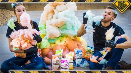 The fastest way to make cotton candy disappear