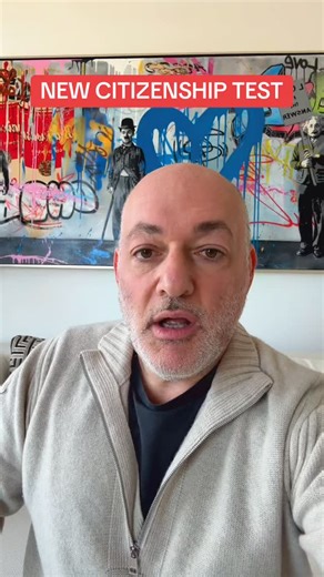 Brad Bernstein | Can you pass the new citizenship test? There are 128 questions to study. You will be asked 20 questions and have to get 12 correct to... | Instagram