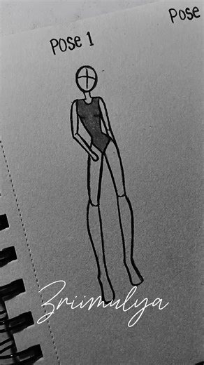 How to draw modeling poses tutorial #drawing #art #shorts #tutorial #howtodraw