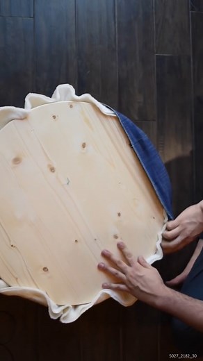 Crafty Little Ottoman Tutorial #ottoman #ottomans #crafting #craftproject #sittingpouf #diyprojects | Mx Domestic