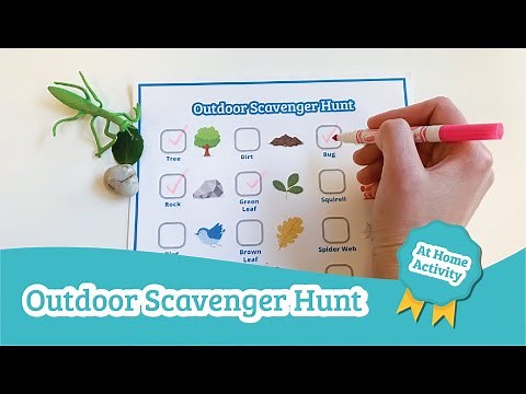 Outdoor Scavenger Hunt | Daycare Activities