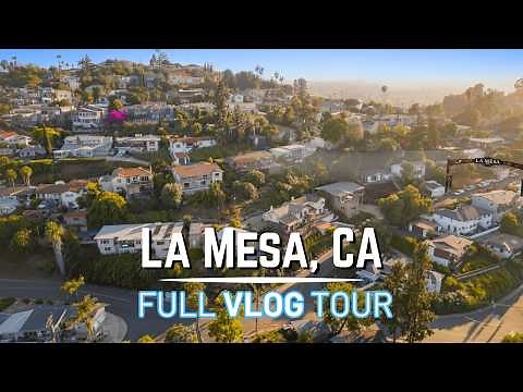 La Mesa, California | FULL Neighborhood VLOG Tour | Best San Diego Communities