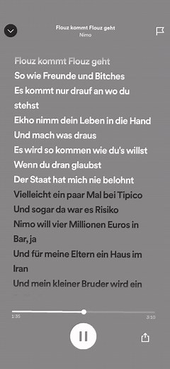 Flouz Kommt Flouz Geht – Nimo's Speed Up Lyrics