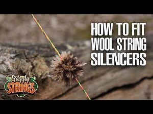 How to fit wool String Silencers - Traditional Archery