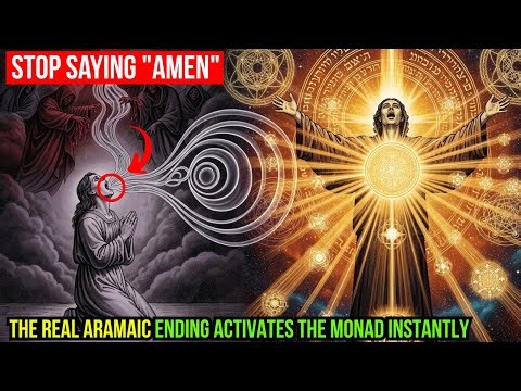 Stop Saying "Amen." The Real Aramaic Ending Activates The Monad Instantly