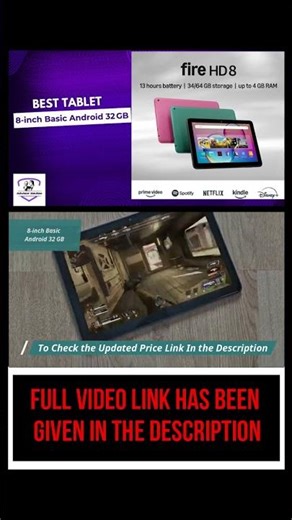 8 Inch Android Tablet 32GB