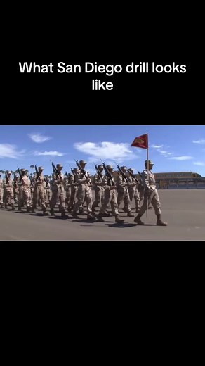 #Meme #MemeCut what drill looks like in San Diego vs what Drill looks like in Parris Island. #miltok #drill #drillinstructors #mcrd