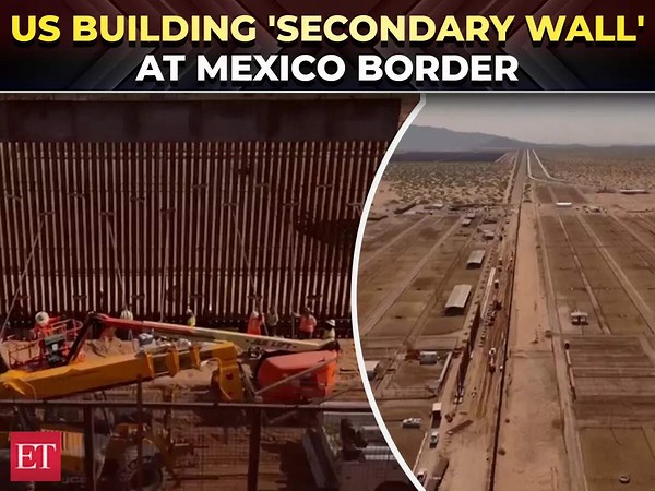Trump admin builds 'secondary wall' at Mexico border; watch drone visuals