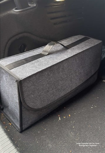 Large Capacity Car Trunk Storage Box for Neat Organization