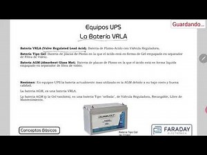 The VRLA Battery Part 1