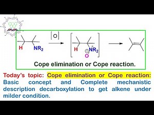 Cope Reaction or Cope Elimination of N-oxides to alkene under milder condition: Complete mechanism.