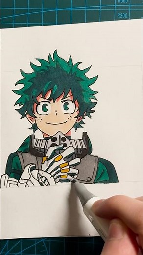 Making ANIME STICKER of Izuku Midoriya 💚 (5)