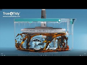 True & Tidy TRUECLEAN Spin Mop & Bucket System