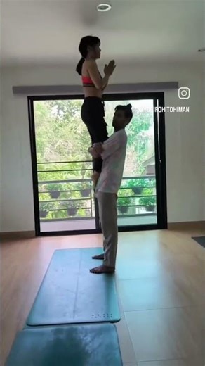 Fun AcroYoga with Partner Trust & BalanceBeginner AcroYoga Pose You Can Try Together