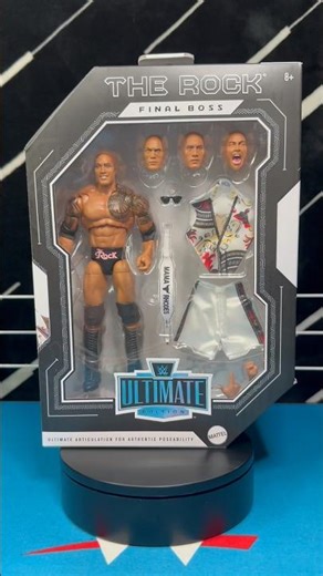 THE ROCK FROM WRESTLEMANIA 40 NIGHT 2 IN WWE ULTIMATE EDITION ACTION FIGURE FORM