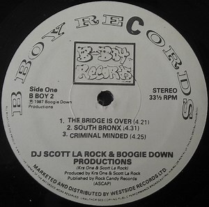 DJ Scott La Rock & Boogie Down Productions - The Bridge Is Over