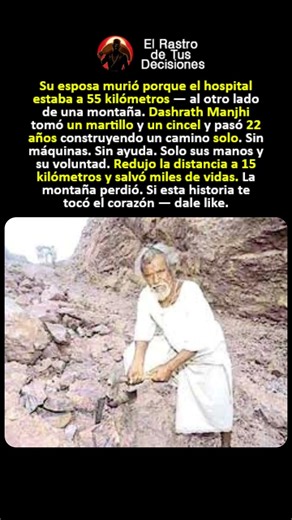 El Hombre que Venció a la Montaña 💪🛤️