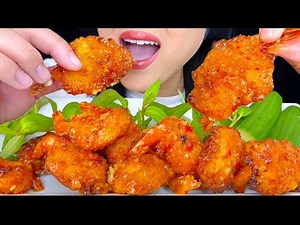 ASMR BANG BANG FRIED SHRIMP SEAFOOD MUKBANG (EATING SHOW) ASMR PHAN