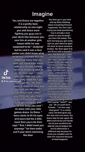 Exploring Toxic Relationships: Draco Malfoy Imagine