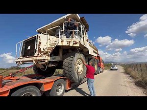 Transporting The Terex TR60 Dumper To Dismantle It For Replacement Parts - Labrianidis Mining 4k