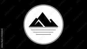 Mountain Travel Animation: Dreamy Icon Animation for Adventure, Exploration, and Nature Lovers