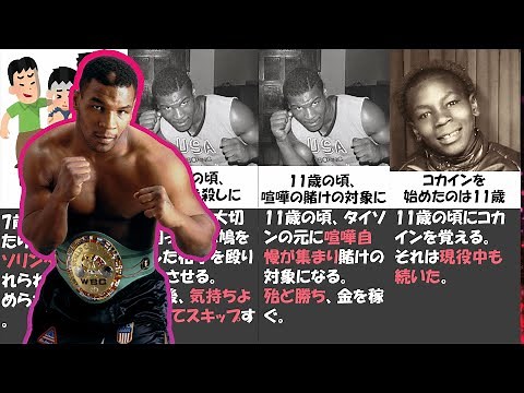 【史上最凶のボクサー】マイク・タイソンの伝説エピソードがエグい【まとめ】