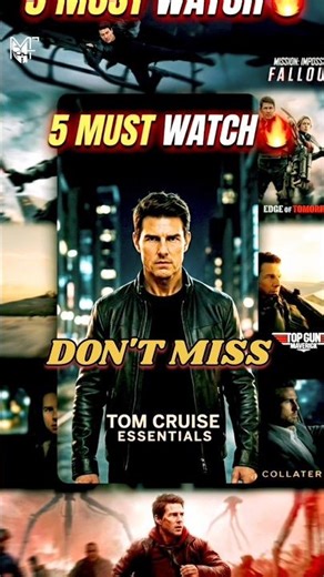 5 Best Tom Cruise Movies You Must Watch!🔥😱🔥#tomcruise #top5movies #shorts