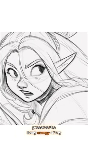 Stop erasing your rough sketch. ❌️👇️ Here's why