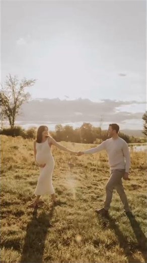 Dreamy Golden Hour Maternity Session