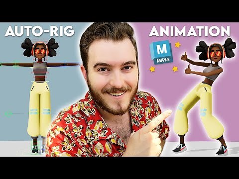 The Easiest Character Setup for Mocap Animation in Maya