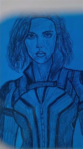 BLACK WIDOW 🕷️ to HULK 👊 | Epic 3D Anaglyph Transition | Ruth 3d creation #3dart #drawing #shorts