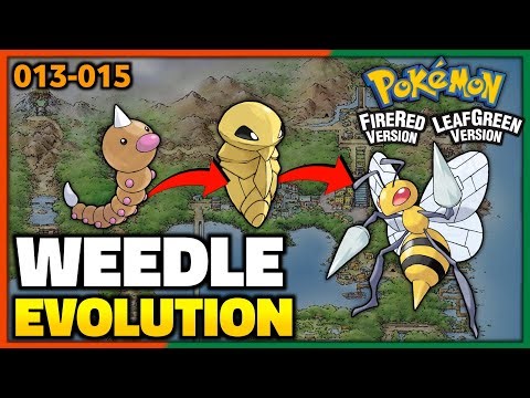 How To Evolve Weedle into Kakuna and Beedrill in Pokemon Fire Red & Leaf Green