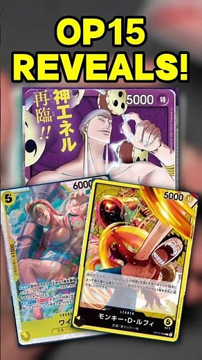 OP15 Just Revealed These Cards — And Luffy Is YELLOW | One Piece TCG (Day 88)