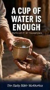 A Cup of Water Is Enough | Matthew 10:37-42 | Sunday Gospel #Shorts