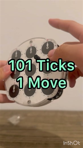 Over 100 Clock Ticks in ONE MOVE #cubing #rubikscube #clock #shorts