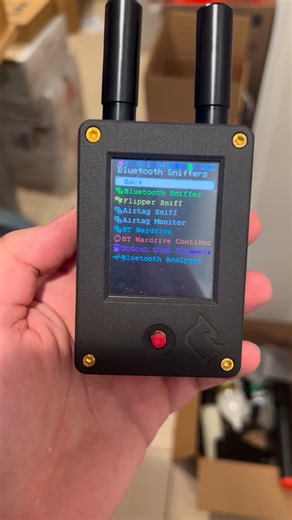Koko on Instagram: "It’s not in this video but there is also a “last seen” timer. Marauder firmware v1.8.9 is out now so you can try this feature out now. #esp32marauder #airtag #offgridcomms #cybersecurity #3dprinting #antitracking"