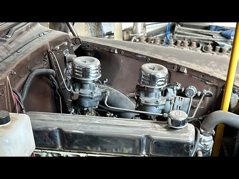 Classic car guy is live! Time to get to work on this 1951 Chevy deluxe motor swap 👀👀￼￼