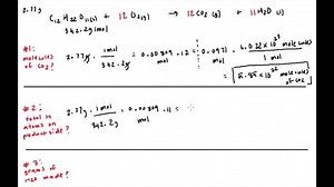 Quantitative information from chemical equations | Numerade