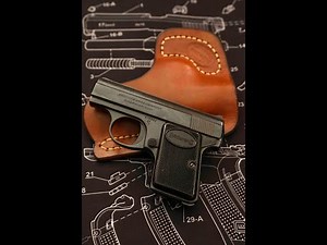 Baby Browning Pocket Pistol 6.35mm 25acp Closeup and Field Strip