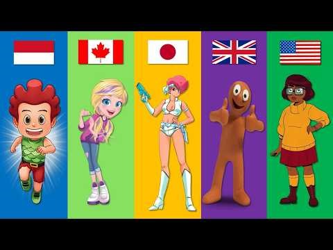 Cartoons From Different Countries | Pt.129